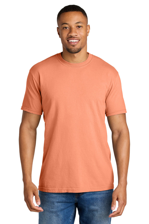 COMFORT COLORS  ®  Heavyweight Ring Spun Tee. 1717 - Neon Cantaloupe