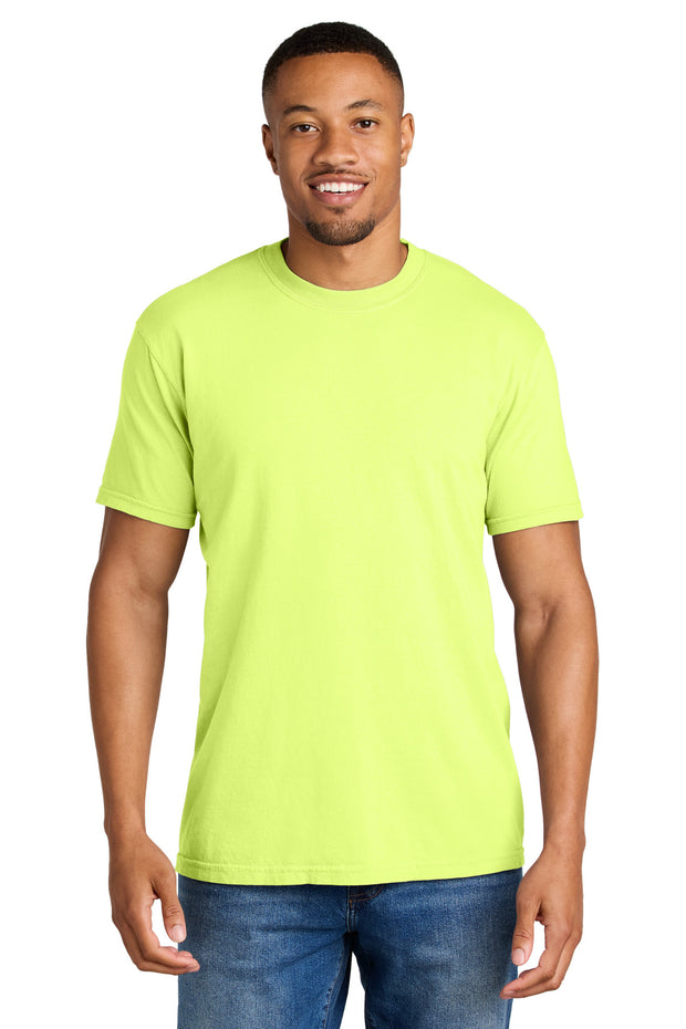 COMFORT COLORS  ®  Heavyweight Ring Spun Tee. 1717 - Neon Lemon