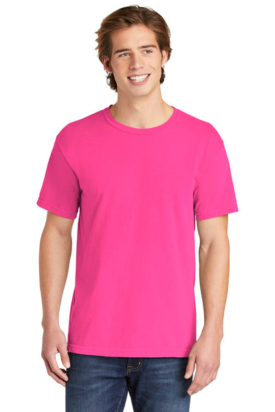 COMFORT COLORS  ®  Heavyweight Ring Spun Tee. 1717 - Neon Pink