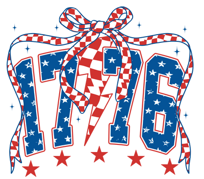 1776 Wrapped with a Bow DTF (direct-to-film) Transfer