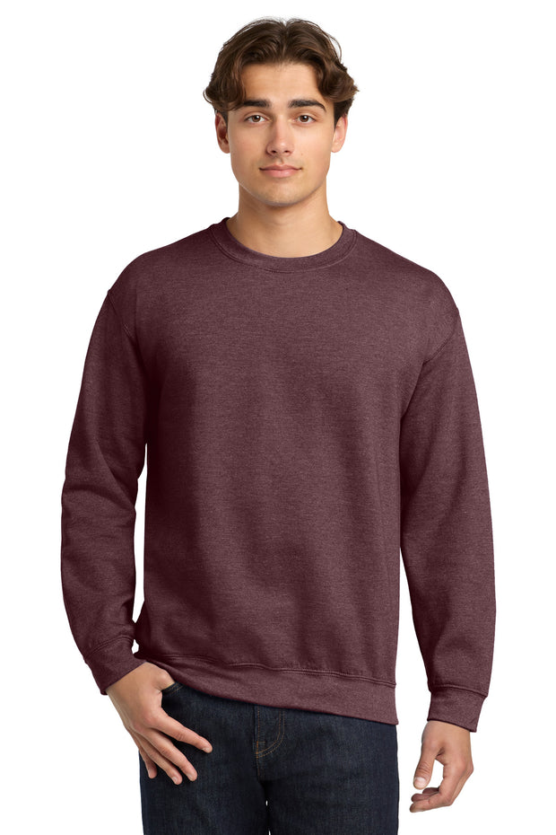 Gildan ®  Heavy Blend™ Crewneck Sweatshirt.  18000 - Heather Dark Maroon