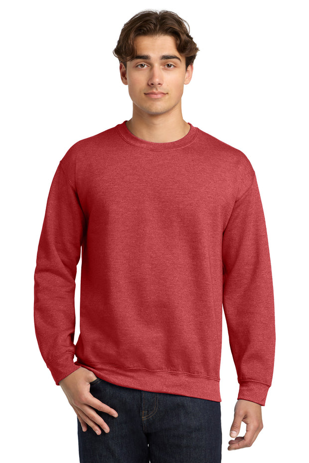 Gildan ®  Heavy Blend™ Crewneck Sweatshirt.  18000 - Heather Scarlet Red