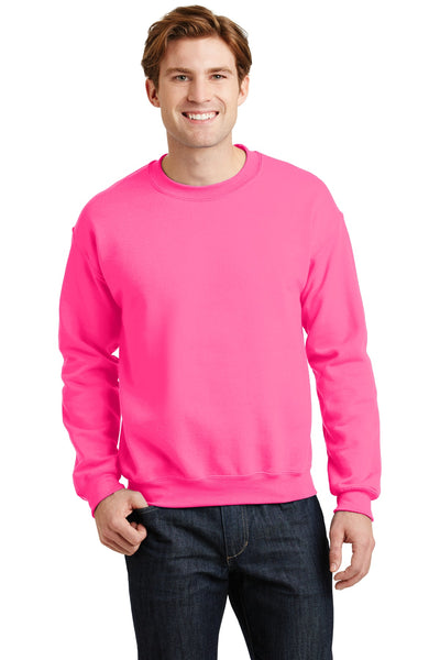 Gildan ®  Heavy Blend™ Crewneck Sweatshirt.  18000 - Safety Pink
