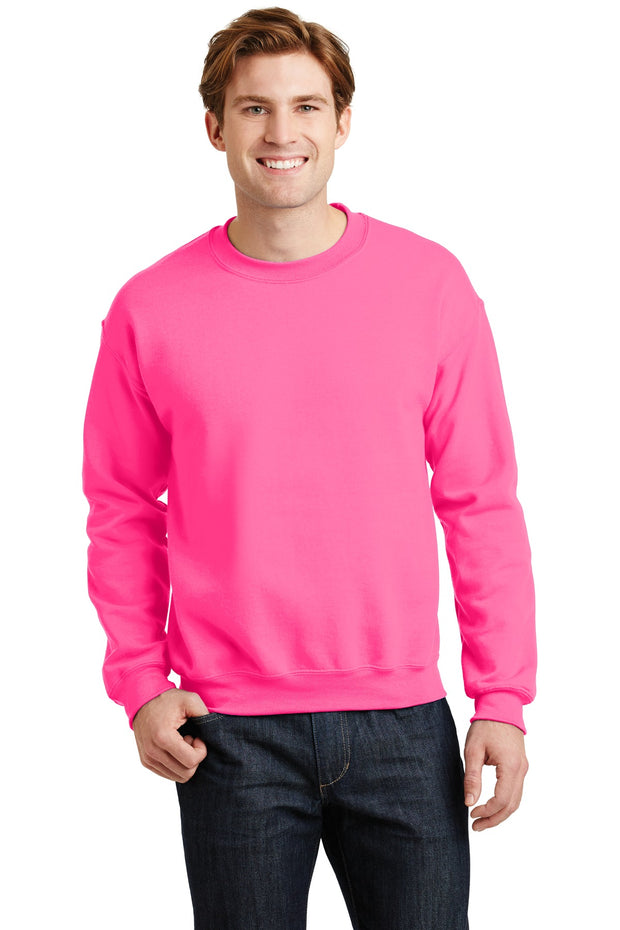 Gildan ®  Heavy Blend™ Crewneck Sweatshirt.  18000 - Safety Pink