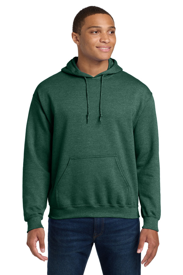 Gildan ®  - Heavy Blend ™  Hooded Sweatshirt.  18500 - Heather Dark Green