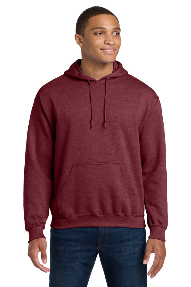 Gildan ®  - Heavy Blend ™  Hooded Sweatshirt.  18500 - Heather Dark Maroon