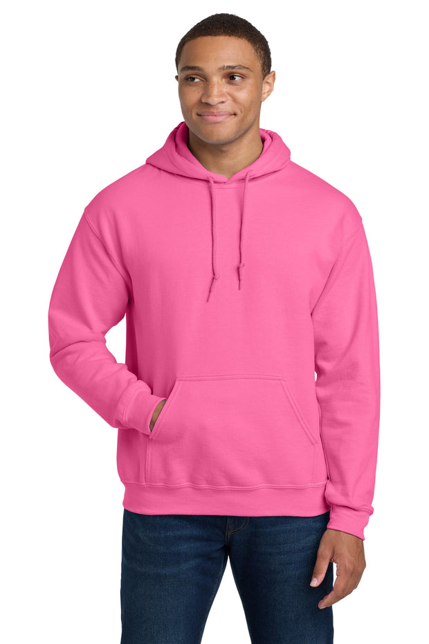 Gildan ®  - Heavy Blend ™  Hooded Sweatshirt.  18500 - Safety Pink