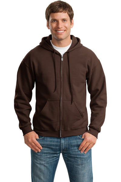 Gildan ®  - Heavy Blend™ Full-Zip Hooded Sweatshirt. 18600 - Dark Chocolate