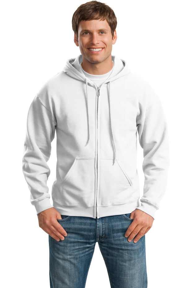 Gildan ®  - Heavy Blend™ Full-Zip Hooded Sweatshirt. 18600 - White
