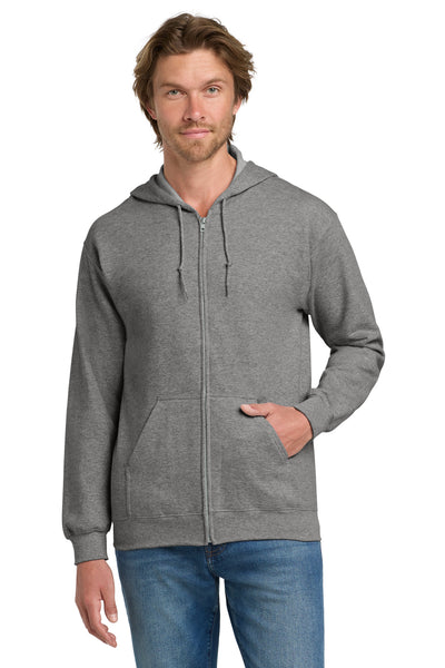 Gildan ®  - Heavy Blend™ Full-Zip Hooded Sweatshirt. 18600 - Graphite Heather
