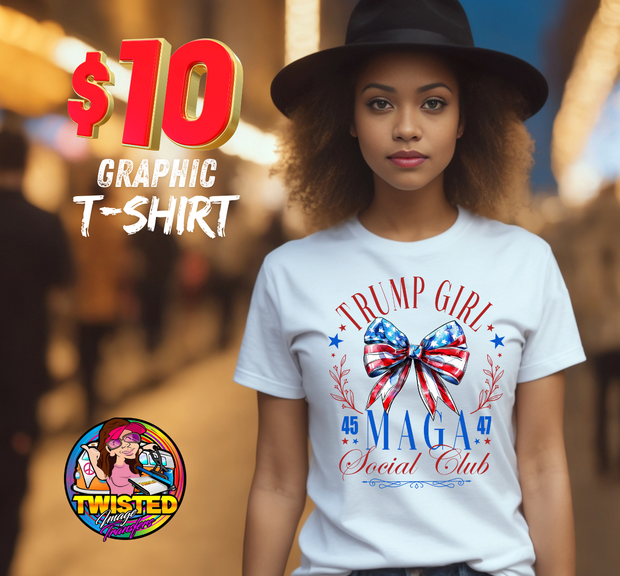 Trump Girl MAGA Social Club T-shirt