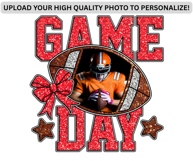 Personalized Game Day DTF (direct-to-film) Transfer (Upload Your Photo)