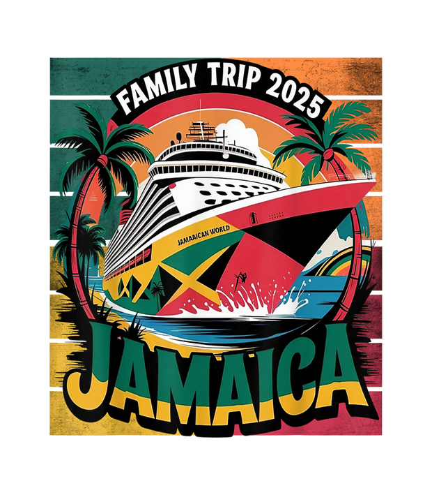 2025 Jamaica Family Trip DTF (direct-to-film) Transfer