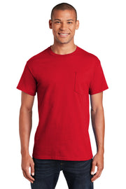 Gildan ®  - Ultra Cotton ®  100% US Cotton T-Shirt with Pocket.  2300