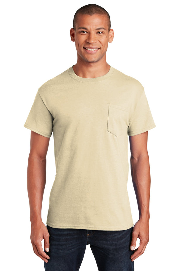 Gildan ®  - Ultra Cotton ®  100% US Cotton T-Shirt with Pocket.  2300