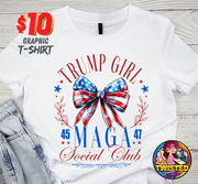 Trump Girl MAGA Social Club T-shirt