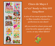 Cinco De Mayo 1 22x60" Ready to Ship Gang Sheet