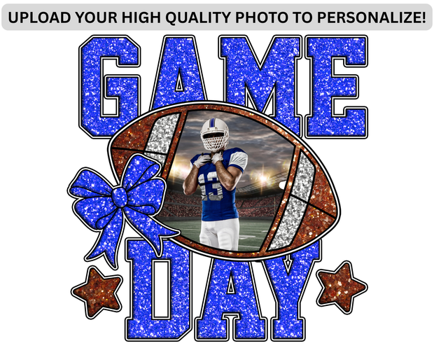 Personalized Game Day DTF (direct-to-film) Transfer (Upload Your Photo)