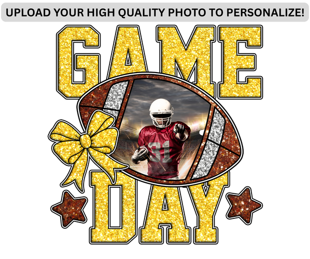 Personalized Game Day DTF (direct-to-film) Transfer (Upload Your Photo)
