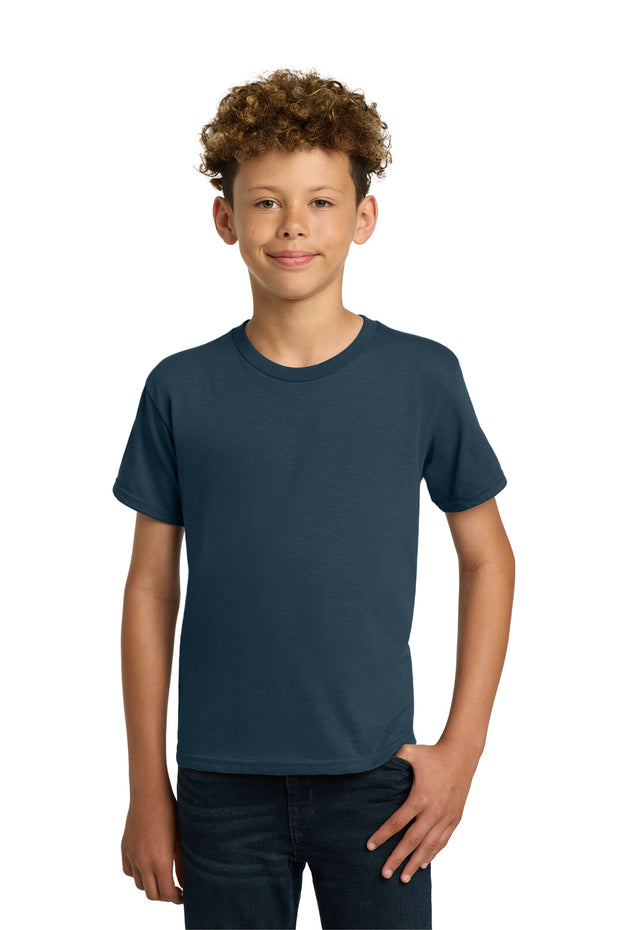 Gildan ®  - Youth  Heavy Cotton ™  100% Cotton T-Shirt.  5000B - Blue Dusk