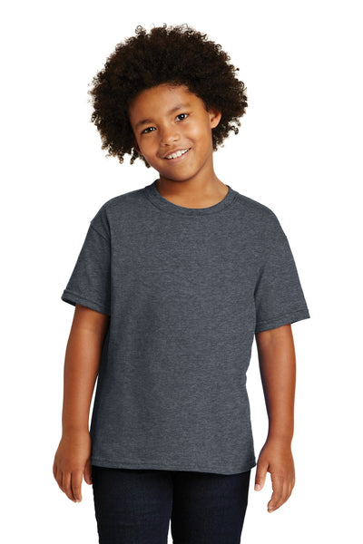 Gildan ®  - Youth  Heavy Cotton ™  100% Cotton T-Shirt.  5000B - Dark Heather