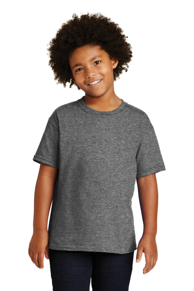 Gildan ®  - Youth  Heavy Cotton ™  100% Cotton T-Shirt.  5000B - Graphite Heather