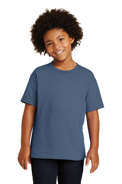 Gildan ®  - Youth  Heavy Cotton ™  100% Cotton T-Shirt.  5000B - Indigo Blue
