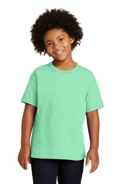 Gildan ®  - Youth  Heavy Cotton ™  100% Cotton T-Shirt.  5000B - Mint Green