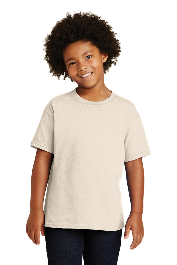 Gildan ®  - Youth  Heavy Cotton ™  100% Cotton T-Shirt.  5000B - Natural