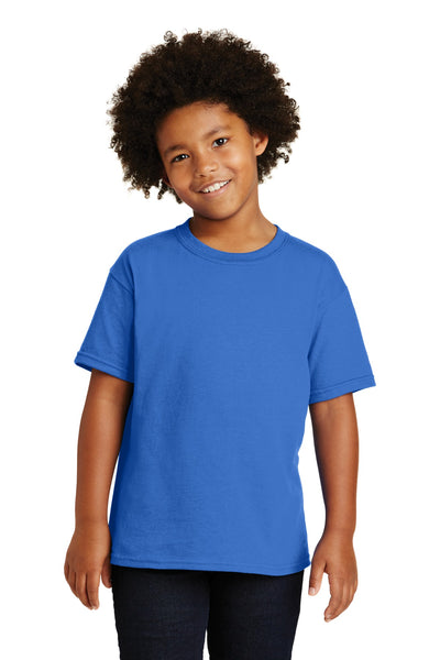 Gildan ®  - Youth  Heavy Cotton ™  100% Cotton T-Shirt.  5000B - Neon Blue