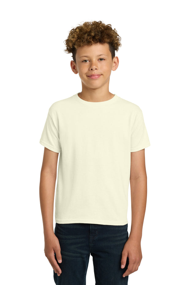 Gildan ®  - Youth  Heavy Cotton ™  100% Cotton T-Shirt.  5000B - Off White