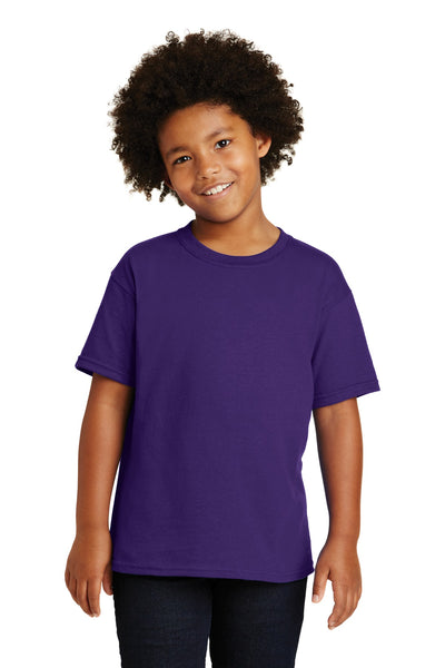 Gildan ®  - Youth  Heavy Cotton ™  100% Cotton T-Shirt.  5000B - Purple