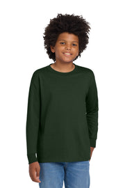 Gildan ®  Youth Heavy Cotton ™  100% Cotton Long Sleeve T-Shirt. 5400B