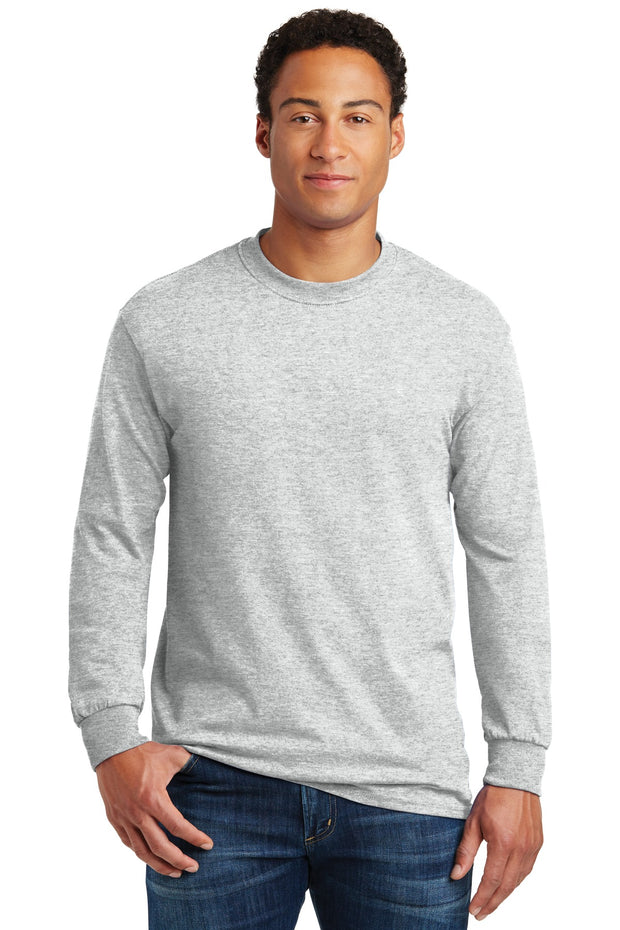 Gildan ®  - Heavy Cotton ™  100% Cotton Long Sleeve T-Shirt.  5400 - Ash