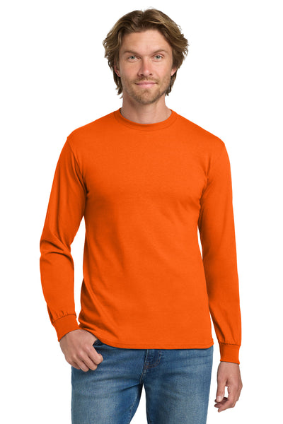 Gildan ®  - Heavy Cotton ™  100% Cotton Long Sleeve T-Shirt.  5400 - Orange