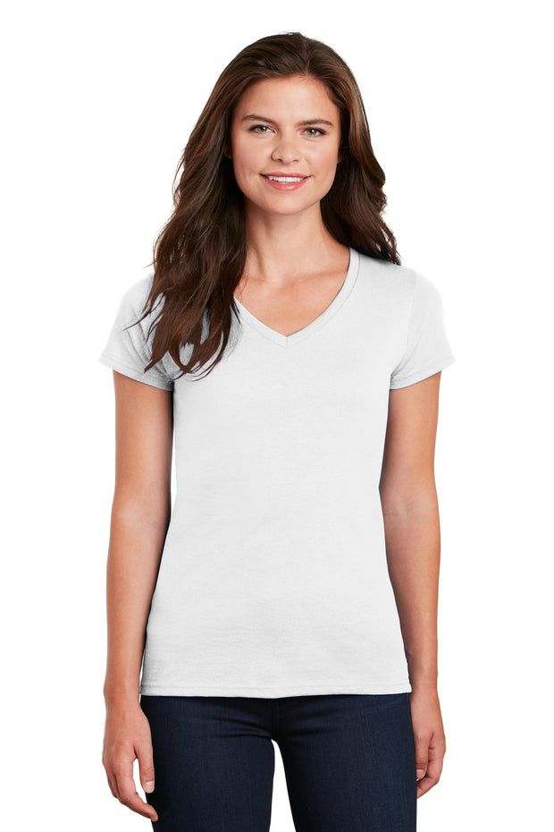 Gildan ®  Women's Heavy Cotton ™  100% Cotton V-Neck T-Shirt. 5V00L