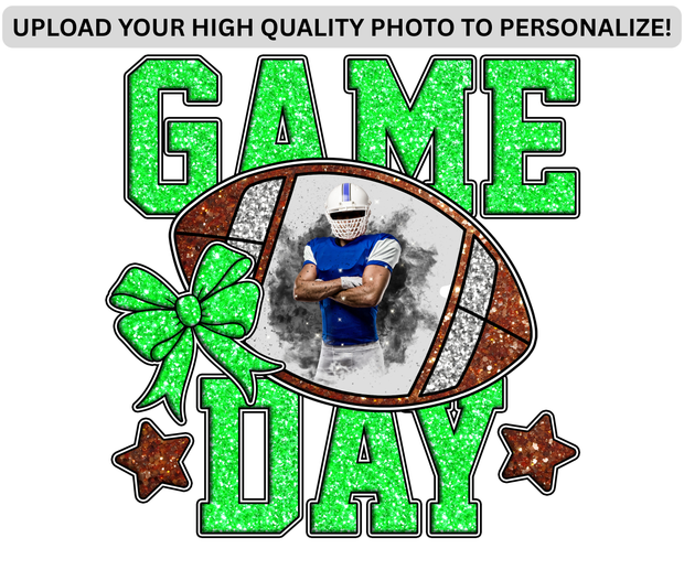 Personalized Game Day DTF (direct-to-film) Transfer (Upload Your Photo)