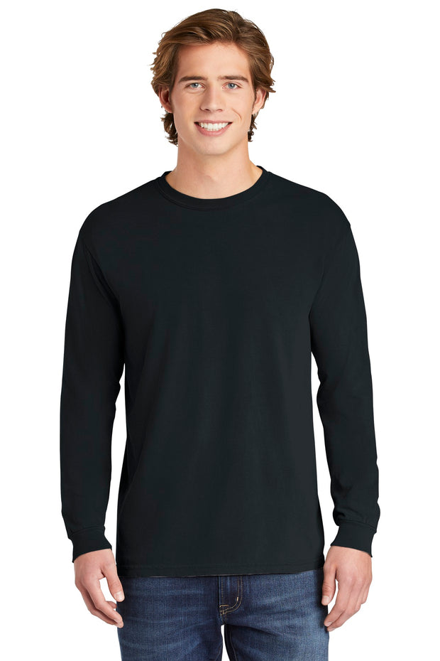 COMFORT COLORS  ®  Heavyweight Ring Spun Long Sleeve Tee. 6014 - Black