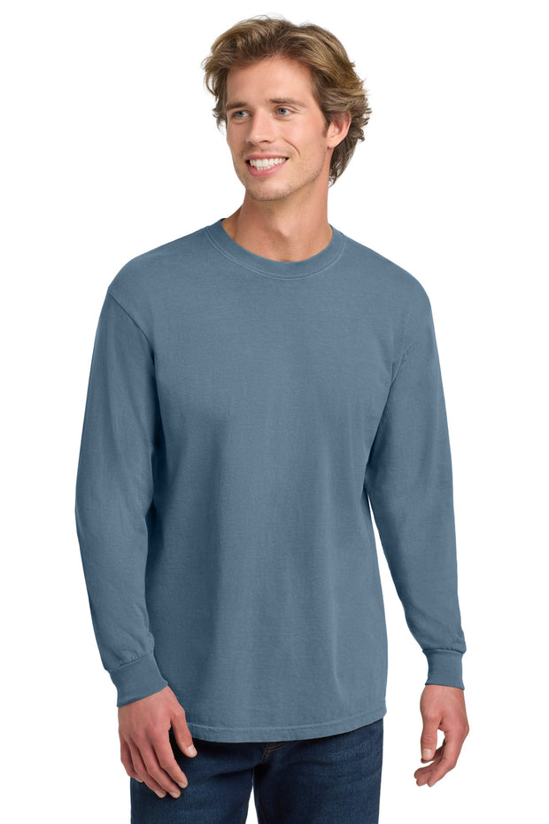 COMFORT COLORS  ®  Heavyweight Ring Spun Long Sleeve Tee. 6014 - Blue Jean