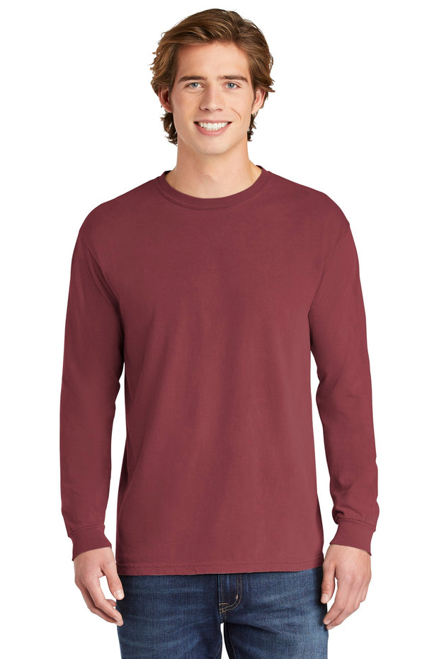 COMFORT COLORS  ®  Heavyweight Ring Spun Long Sleeve Tee. 6014 - Brick
