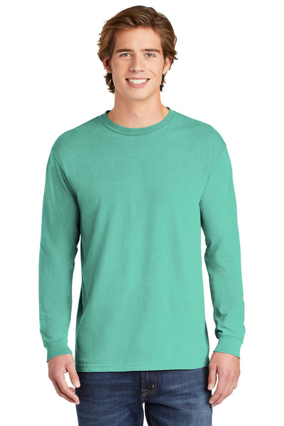 COMFORT COLORS  ®  Heavyweight Ring Spun Long Sleeve Tee. 6014 - Chalky Mint