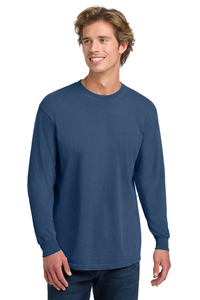 COMFORT COLORS  ®  Heavyweight Ring Spun Long Sleeve Tee. 6014 - China Blue