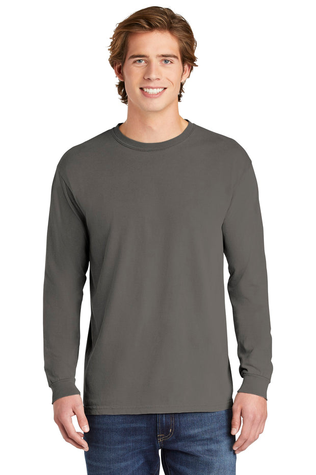 COMFORT COLORS  ®  Heavyweight Ring Spun Long Sleeve Tee. 6014 - Grey
