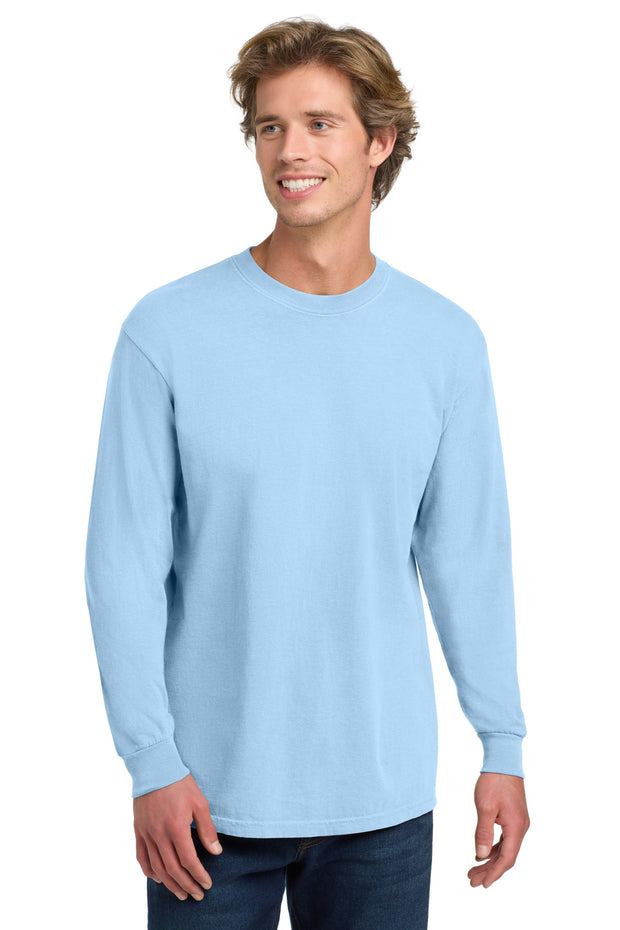COMFORT COLORS  ®  Heavyweight Ring Spun Long Sleeve Tee. 6014 - Hydrangea
