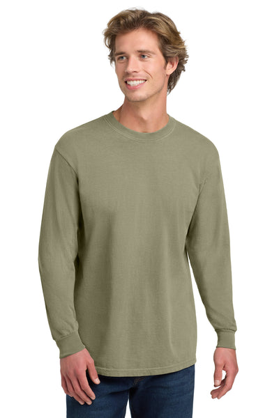 COMFORT COLORS  ®  Heavyweight Ring Spun Long Sleeve Tee. 6014 - Khaki