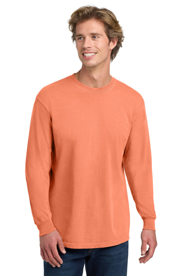 COMFORT COLORS  ®  Heavyweight Ring Spun Long Sleeve Tee. 6014 - Melon
