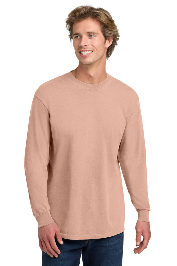 COMFORT COLORS  ®  Heavyweight Ring Spun Long Sleeve Tee. 6014 - Peachy