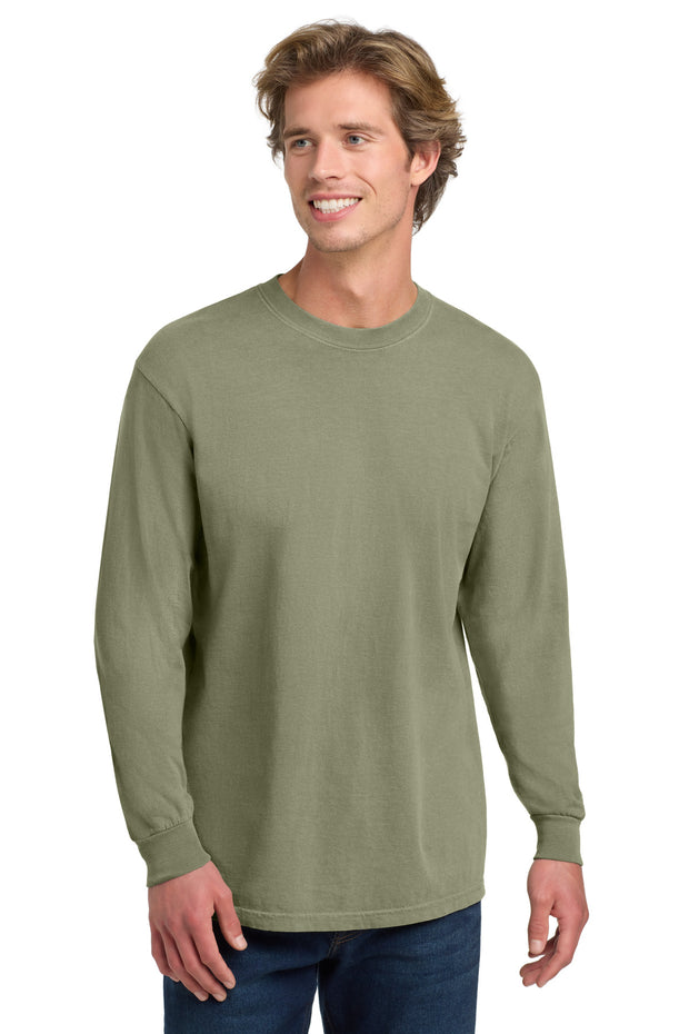 COMFORT COLORS  ®  Heavyweight Ring Spun Long Sleeve Tee. 6014 - Sandstone