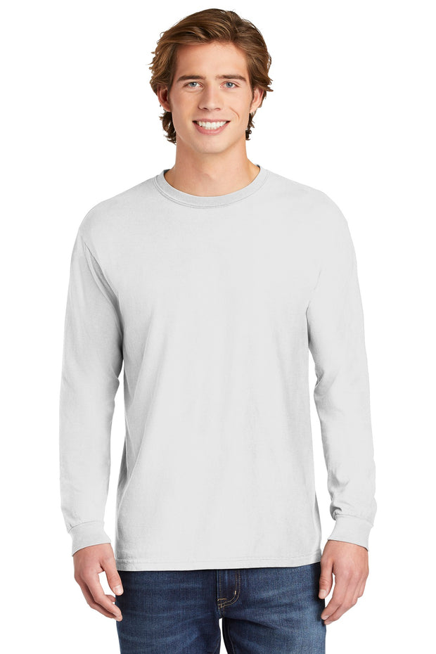 COMFORT COLORS  ®  Heavyweight Ring Spun Long Sleeve Tee. 6014 - White
