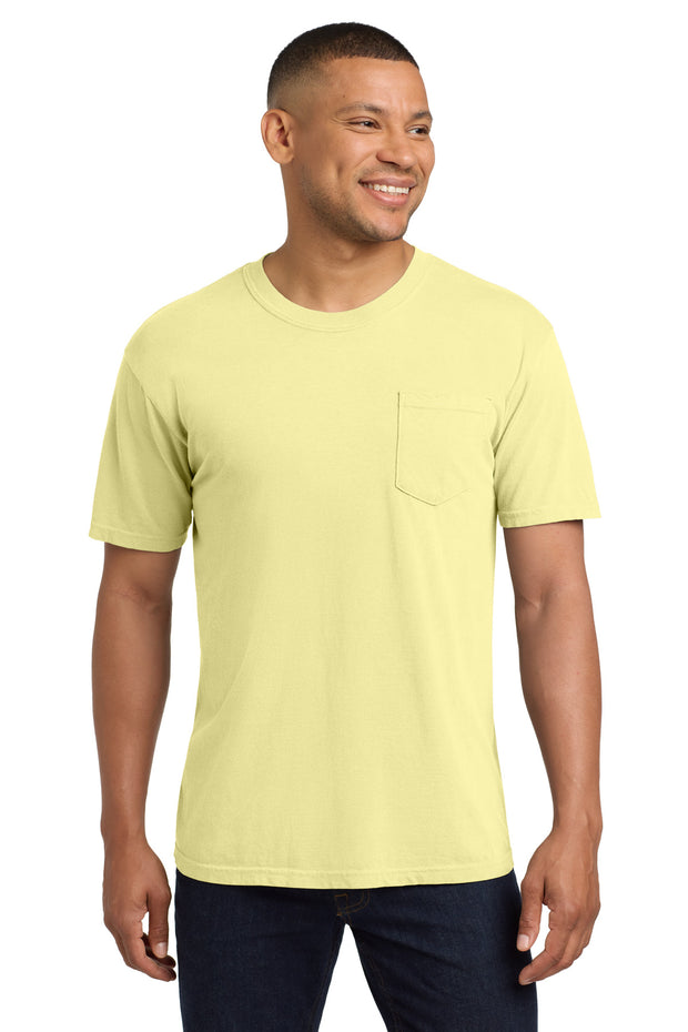 COMFORT COLORS  ®  Heavyweight Ring Spun Pocket Tee. 6030 - Banana